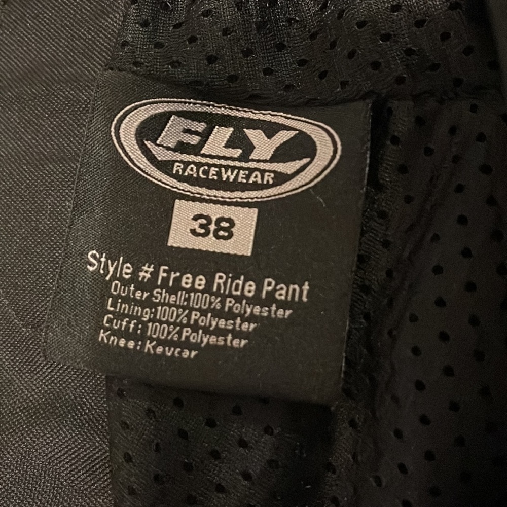 FLY Race Wear. Free Ride Pant style, Riding mens Pants size 38”